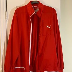 Red Puma zip jacket